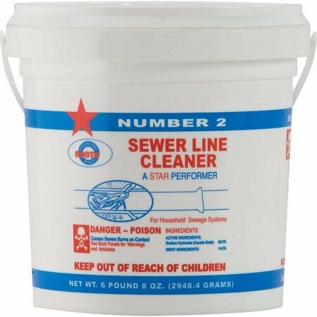 ROOTO Sodium Hydroxide 6-1/2 Lb. Sewer Line Cleaner 1010